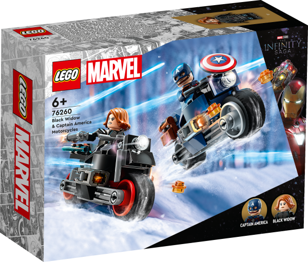 LEGO® Marvel - 76260 - Black Widows & Captain Americas Motorräder